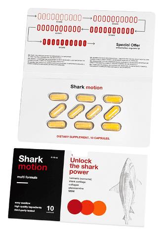 shark motion foglio illustrativo